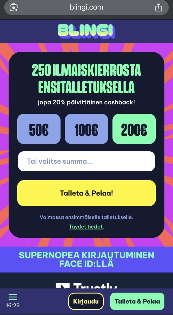 MGA kasino tarjoaa ilmaiskierroksia ensitalletuksella
