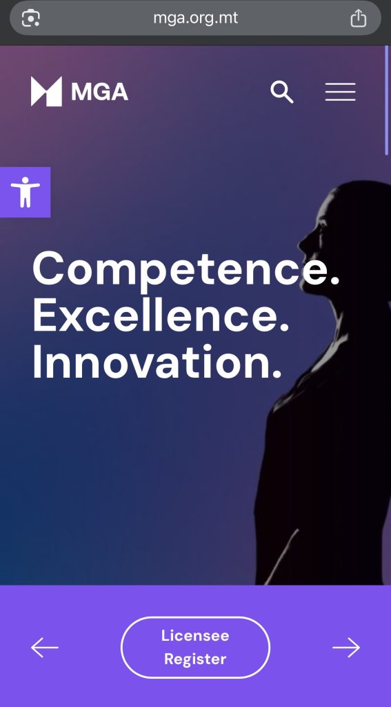 Malta Gaming Authority (MGA) kotisivut